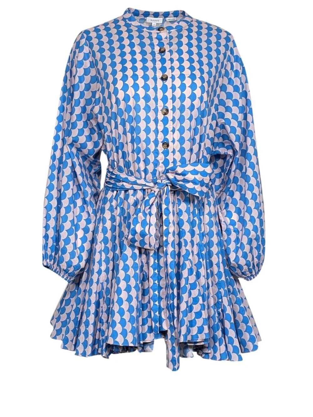 Rhode Emma Dress Small Blue Pink - Picture 2 of 6